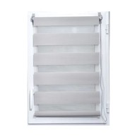 LUANCE Rolo zavjesa Zebra, svijetlo siva, 90x180 cm