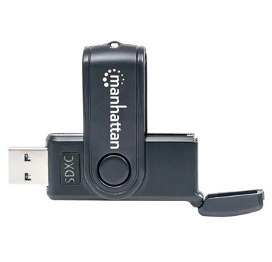 MANHATTAN Čitač memorijskih kartica Mini, USB 3.0, 24 in 1