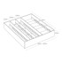 YAMAZAKI Bijeli plastični organizator za ladicu 47, 5 x 35 cm