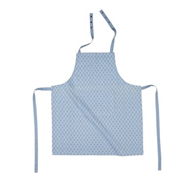 TISECO HOME STUDIO Svjetloplava pamučna pregača Arabesk