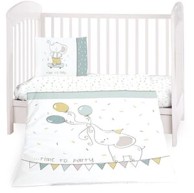 KIKKA BOO Posteljina Elephant Time, 5 elemenata