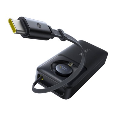 BASEUS Powerbank OS Free2Pull 10000mAh 30W + kabel, crna