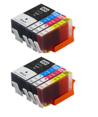 HP Kompatibilne tinte 920XL set 8 kom, 2x crna, 2x cijan, 2x magenta, 2x žuta