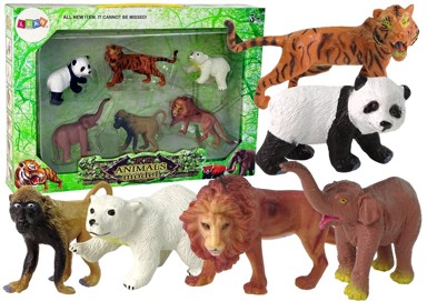 Set od 6 figura: divlje životinje Animals of the World