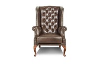 CHESTERFIELD Fotelja Cathedral, 1-sjedište, Cloudy Brown Dark