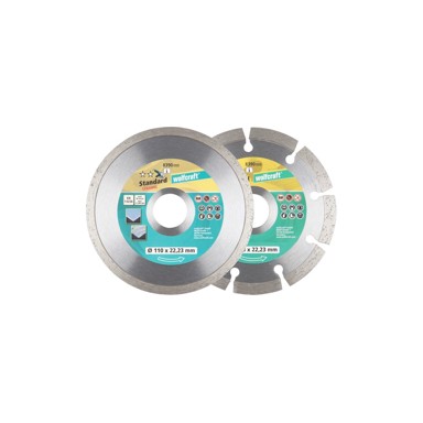 WOLFCRAFT Komplet dijamantnih reznih ploča 2-dij FI 110 mm W8390