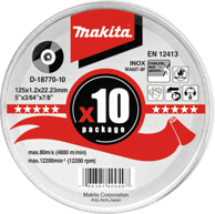 MAKITA Rezne ploče D-18770-10