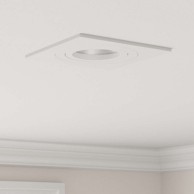 Ugradbena stropna rasvjeta GU10 24 kom, kvadratna, bijela