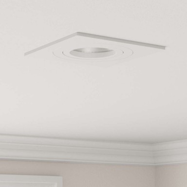 Ugradbena stropna rasvjeta GU10 24 kom, kvadratna, bijela