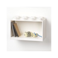 LEGO Dječja bijela zidna polica Brick 8