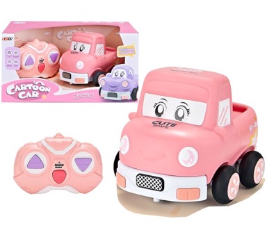 Autić na daljinsko upravljanje, gumeni, rozi