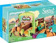 PLAYMOBIL Lucky i Spirit sa štalom za konje