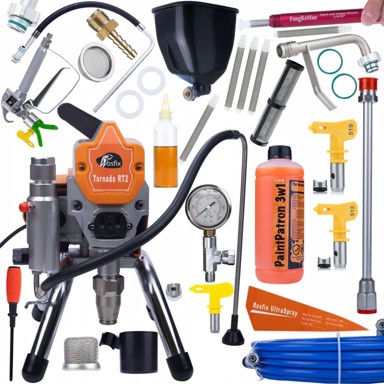OEM Set airless uređaja za prskanje boje Tornado RT2, 1800 W, 22 MPa, 2,2 l/min