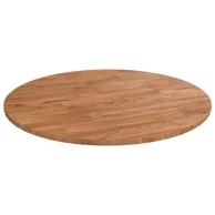 Okrugla stolna ploča smeđa Ø40x1,5 cm tretirana hrastovina