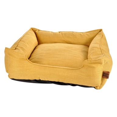 LOVE STORY Krevet za pse, 50×55 cm, žuti