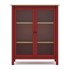 MARCKERIC Crvena/natur vitrina od borovine 90x110 cm Misti