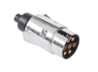 KEMOT 7-polno aluminijsko kućište za ugradnju na kabel, 12 V, priključak prikolice