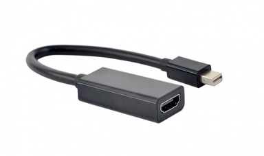 GEMBIRD Adapter mini DisplayPort na HDMI, crni