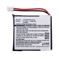 COREPARTS Baterija, 4.07 Wh, Li-Pol, 3.7 V, 1100 mAh, crna, za GPS navigator