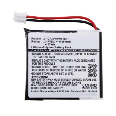 COREPARTS Baterija, 4.07 Wh, Li-Pol, 3.7 V, 1100 mAh, crna, za GPS navigator
