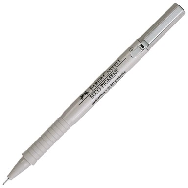 FABER-CASTELL Flomaster 166199 za tehničko crtanje ecco pigment 0,1mm, crna