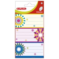 HERLITZ Etikete školske 830307, papir, cvjetovi