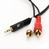 Kabel 3,5 mm mini jack na 2x RCA M/M 1,5 m