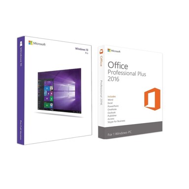 MICROSOFT Windows 10 Professional + Office 2016 Professional Plus KOMBO