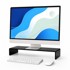 NORTHIX Akrilni stalak za monitor 35x20x10 cm crni