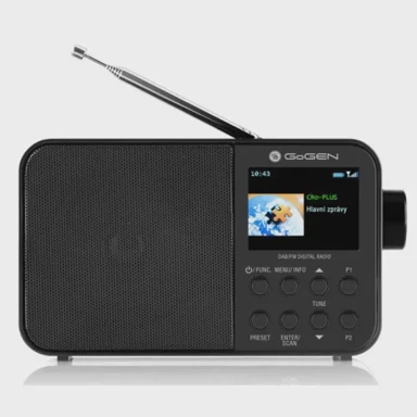 GOGEN DAB+ radio DAB 500 BT, crna