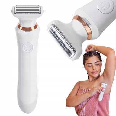 VERKGROUP Ženski bežični električni brijač i epilator s USB-om, bijeli