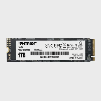 PATRIOT SSD disk P320, 1TB, M.2, NVMe