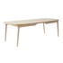 HAMMEL FURNITURE Proširiv blagovaonski stol od punog hrasta u prirodnoj boji 106x184 cm Miro 