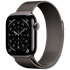 APPLE Watch Series 11 5G, 42mm, crna, siva Milanaise narukvica, S/M