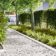 Rubnjaci za travu 30 kom 100x0.5x15 cm, plastika, bijeli