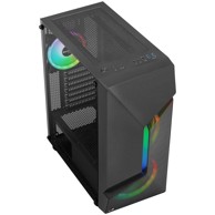 AEROCOOL Kućište Scape v3, mid tower, ATX, kaljeno staklo, crno