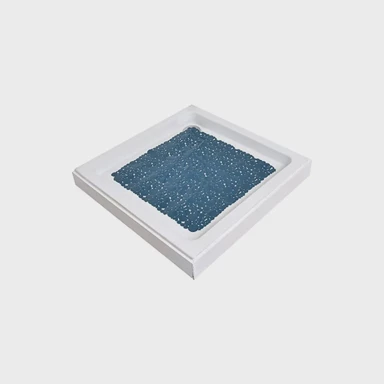 TENDANCE Podloga za kadu, 50x50 cm, pvc, plava