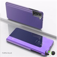 CLEAR VIEW Standing Cover za Samsung A14 5G Ljubičasti