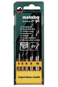 METABO 5-dijelni set svrdla za drvo (627200000)