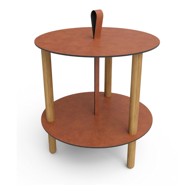 LIND DNA Pomoćni stol Strap L Bull ø 48 cm okrugao