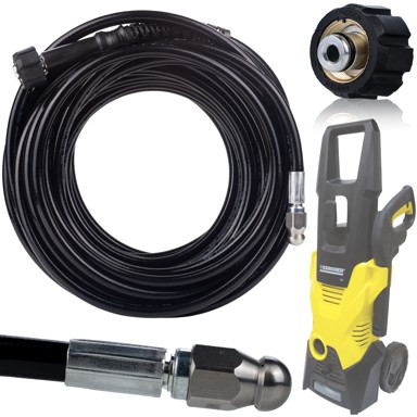 ROSFIX Crijevo visokog tlaka 20 m M22, kompatibilno s Kärcher K2–K7, max 200 bar