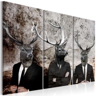 Slika Deer in Suits I 120x80