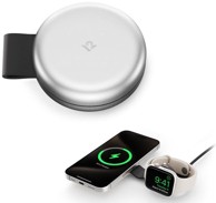 TWELVE SOUTH ButterFly 2-u-1 bežični punjač, za smartphone / smartwatch, crno-srebrni