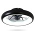 NIKCORP Stropni ventilator s LED rasvjetom, 48 cm, 36 W, 6 brzina, Bluetooth, daljinski upravljač, promjena smjera, 3000–6500 K, tihi rad ispod 20 dB, metalni