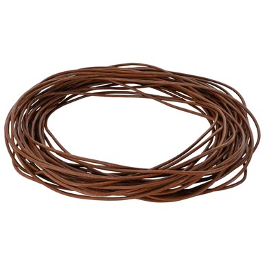 Kožni konop, svijetlosmeđi, Ø1.5 mm x 10 m