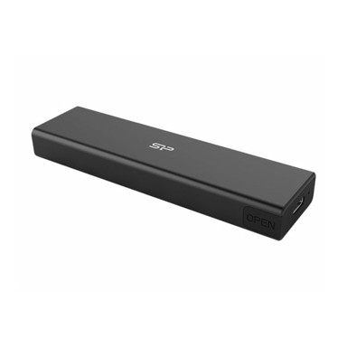 SILICON POWER Vanjsko kućište SP000HSPSDPD60CK, za M.2 NVMe SSD, USB 3.2 Gen2, aluminijsko, crno