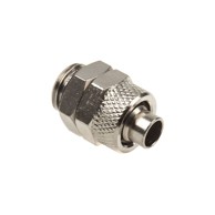 Ravna spojnica G1/4 inča AG do 11/8 mm, sjajno srebrna