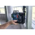 BOSCH Akumulatorski linijski laser GLL 12V-100-33 CG Professional, plava crna