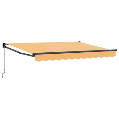 Povlačiva tenda, 3,5 x 2 m, 100% poliester, aluminij, boja pijeska