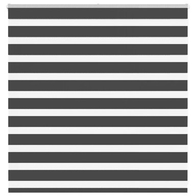 Zavjesa zebra crna 150x100 cm širina tkanine 145,9 cm poliester